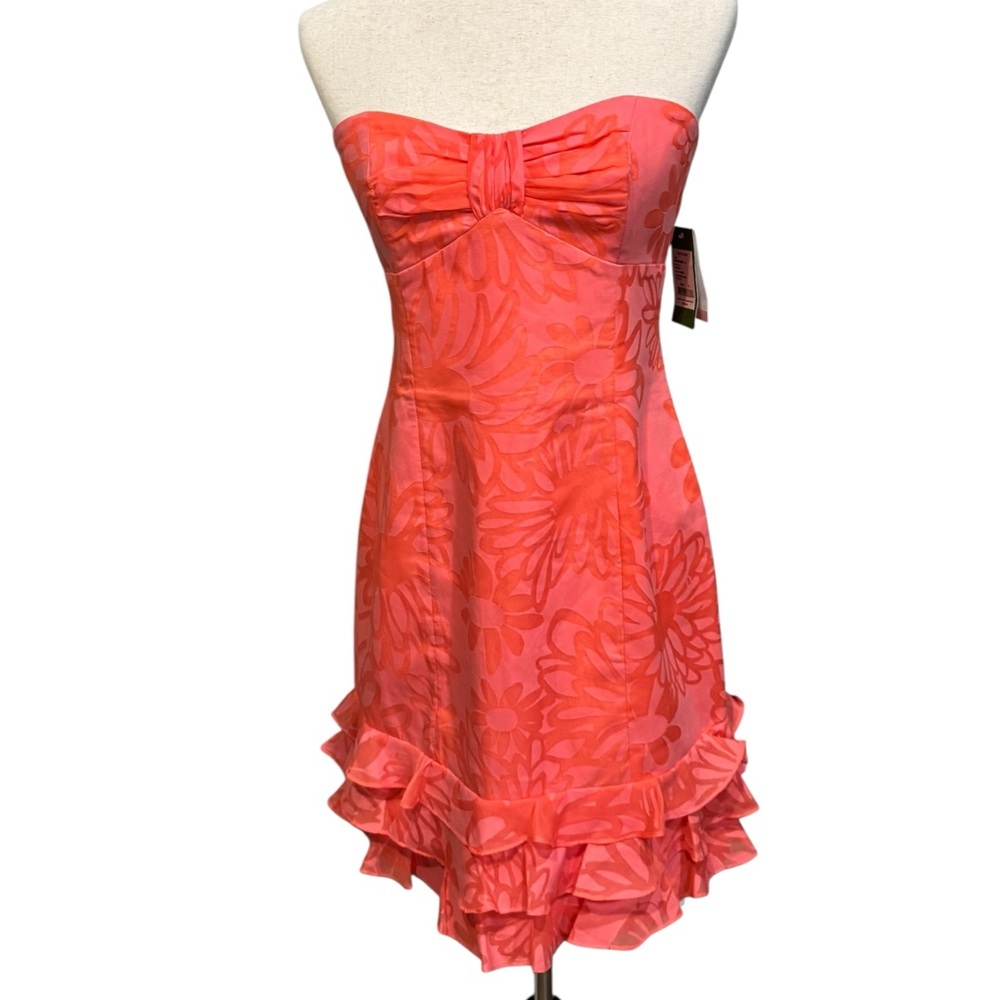Lilly Pulitzer Strapless Lu Dress NWT - Picture 3 of 9